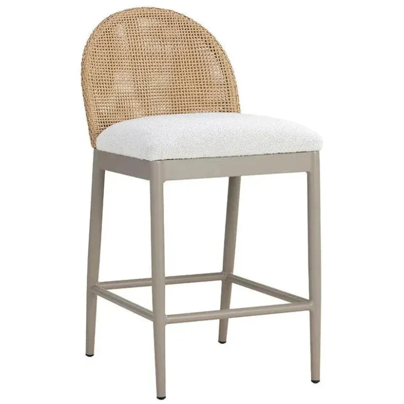 Calandri Fabric Outdoor Counter Stool
