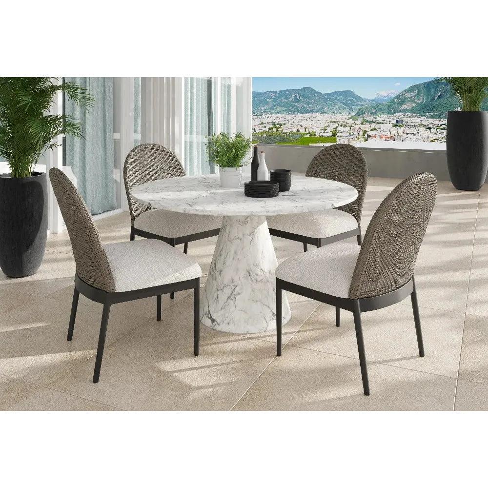 SUNPAN Calandri Fabric Outdoor Dining Chair 2PC