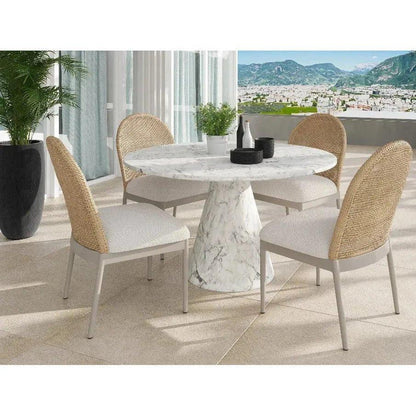 SUNPAN Calandri Fabric Outdoor Dining Chair 2PC
