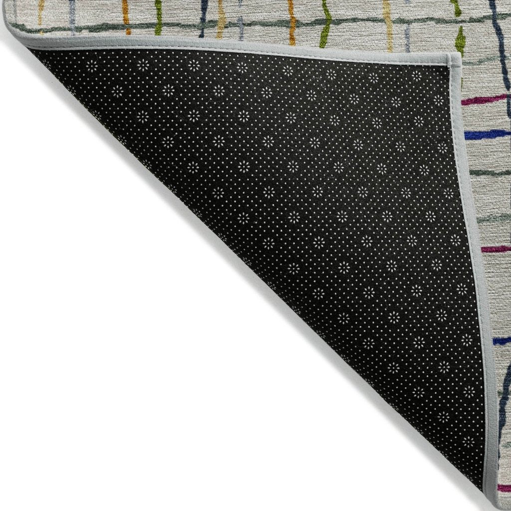 LOOMLAN Rugs Calista Putty Washable Indoor-Outdoor Rug