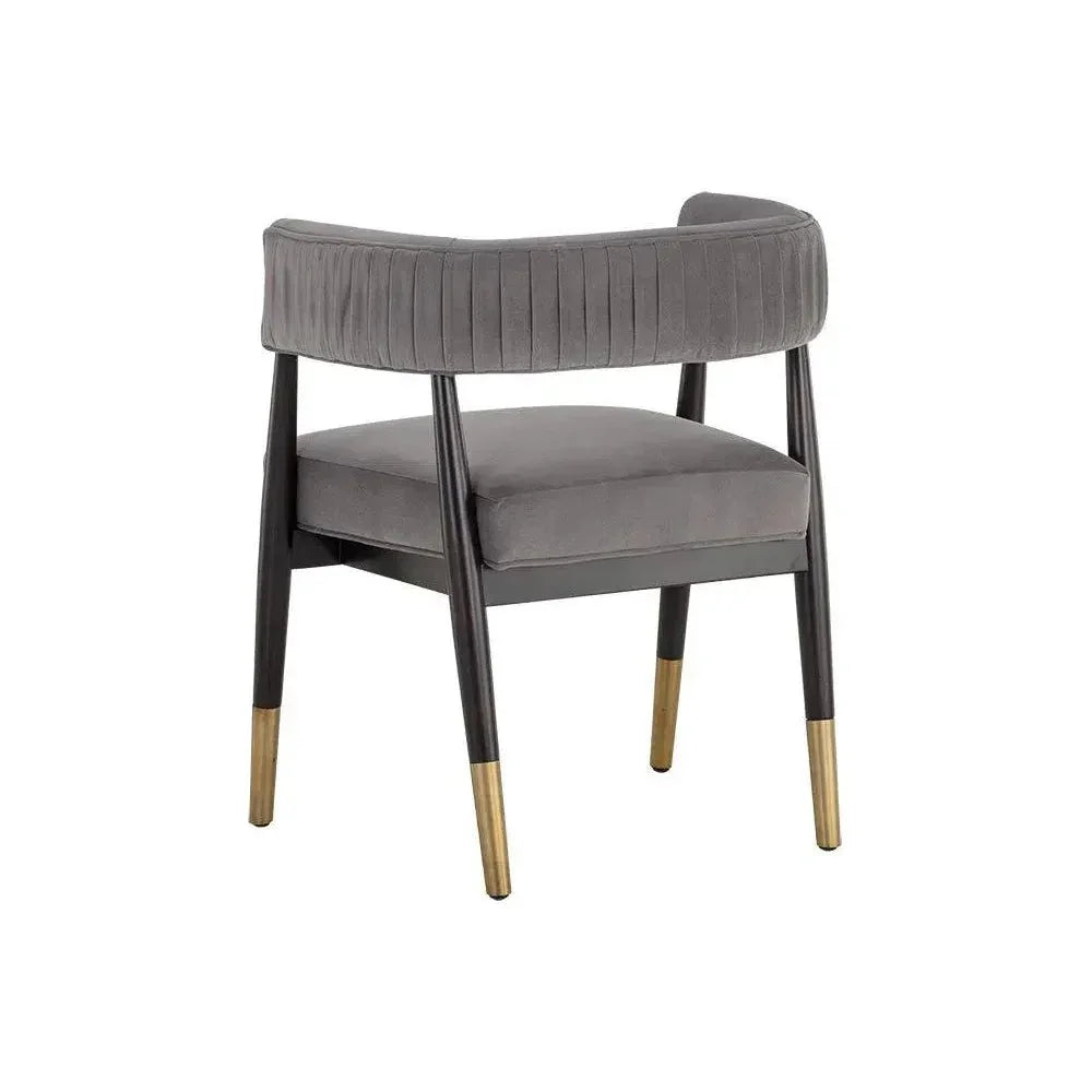 Callem Fabric Dining Armchair - LOOMLAN - SUNPAN - Dining Chairs