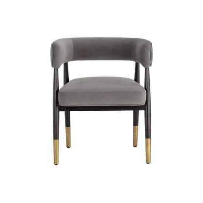 Callem Fabric Dining Armchair - LOOMLAN - SUNPAN - Dining Chairs