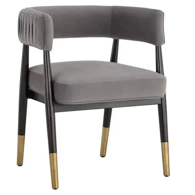 Callem Fabric Dining Armchair - LOOMLAN - SUNPAN - Dining Chairs