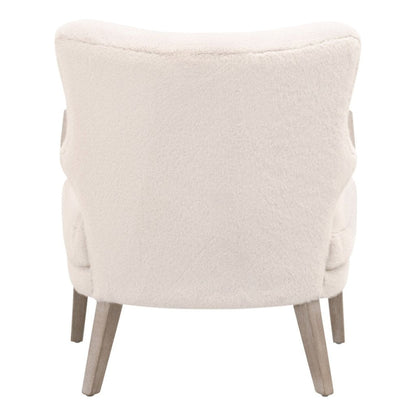 Calvin Removable Down Cushion White Club Chair - LOOMLAN - Essentials For Living - Club Chairs