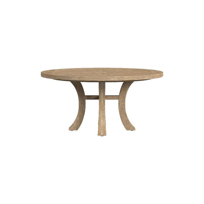 Cambrian Teak Round Outdoor Dining Table - LOOMLAN - Sunset West - Outdoor Dining Tables