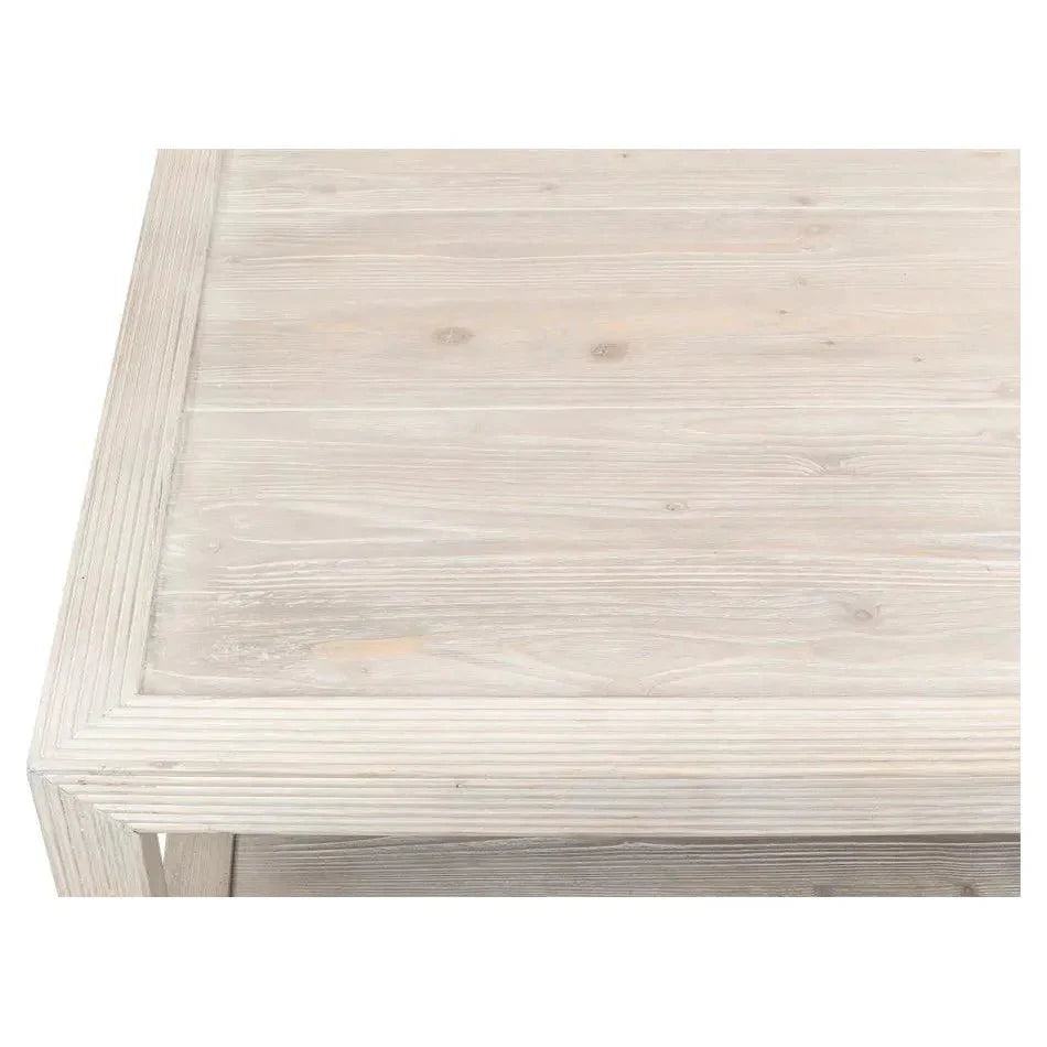 Camden Bungalow Cocktail Coffee Table Square - LOOMLAN - Sarreid - Coffee Tables