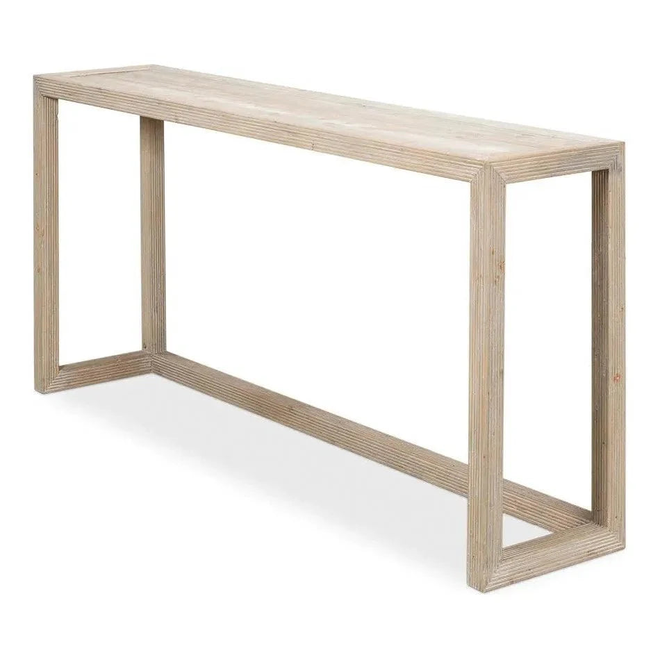 Camden Console Table Grey Finish Pine Wood - LOOMLAN - Sarreid - Console Tables