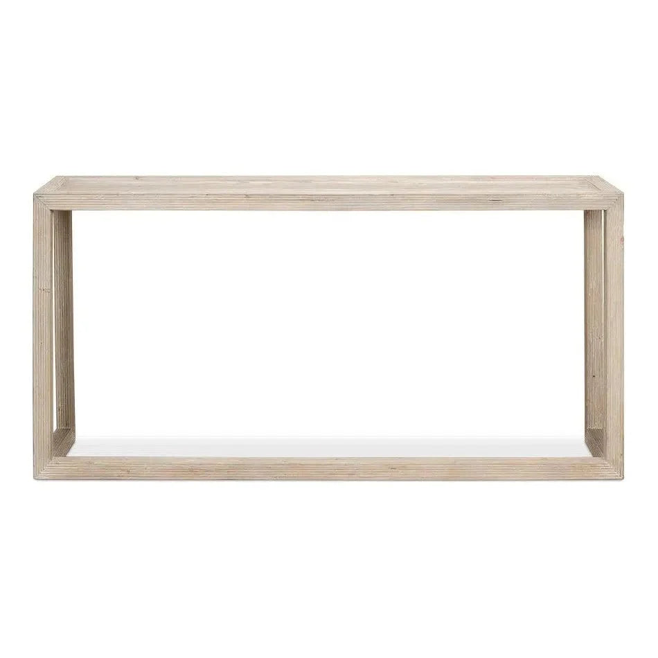 Camden Console Table Grey Finish Pine Wood - LOOMLAN - Sarreid - Console Tables