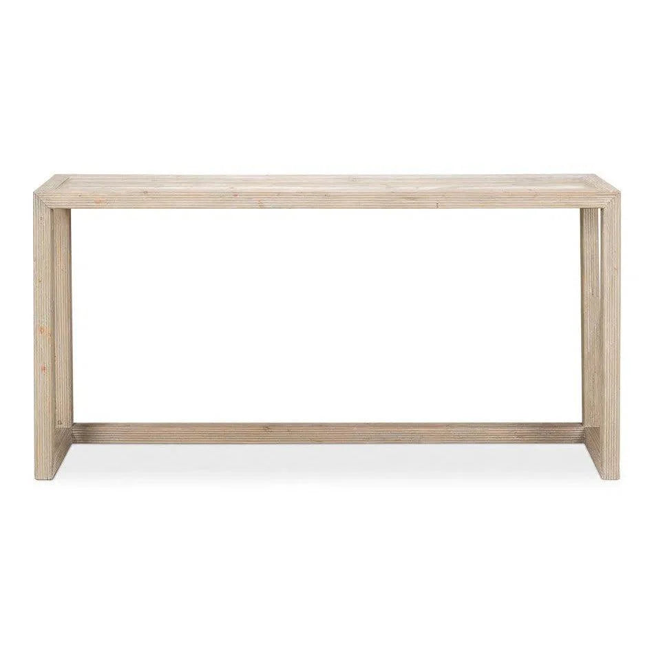 Camden Console Table Grey Finish Pine Wood - LOOMLAN - Sarreid - Console Tables