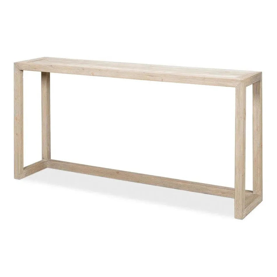 Camden Console Table Grey Finish Pine Wood - LOOMLAN - Sarreid - Console Tables