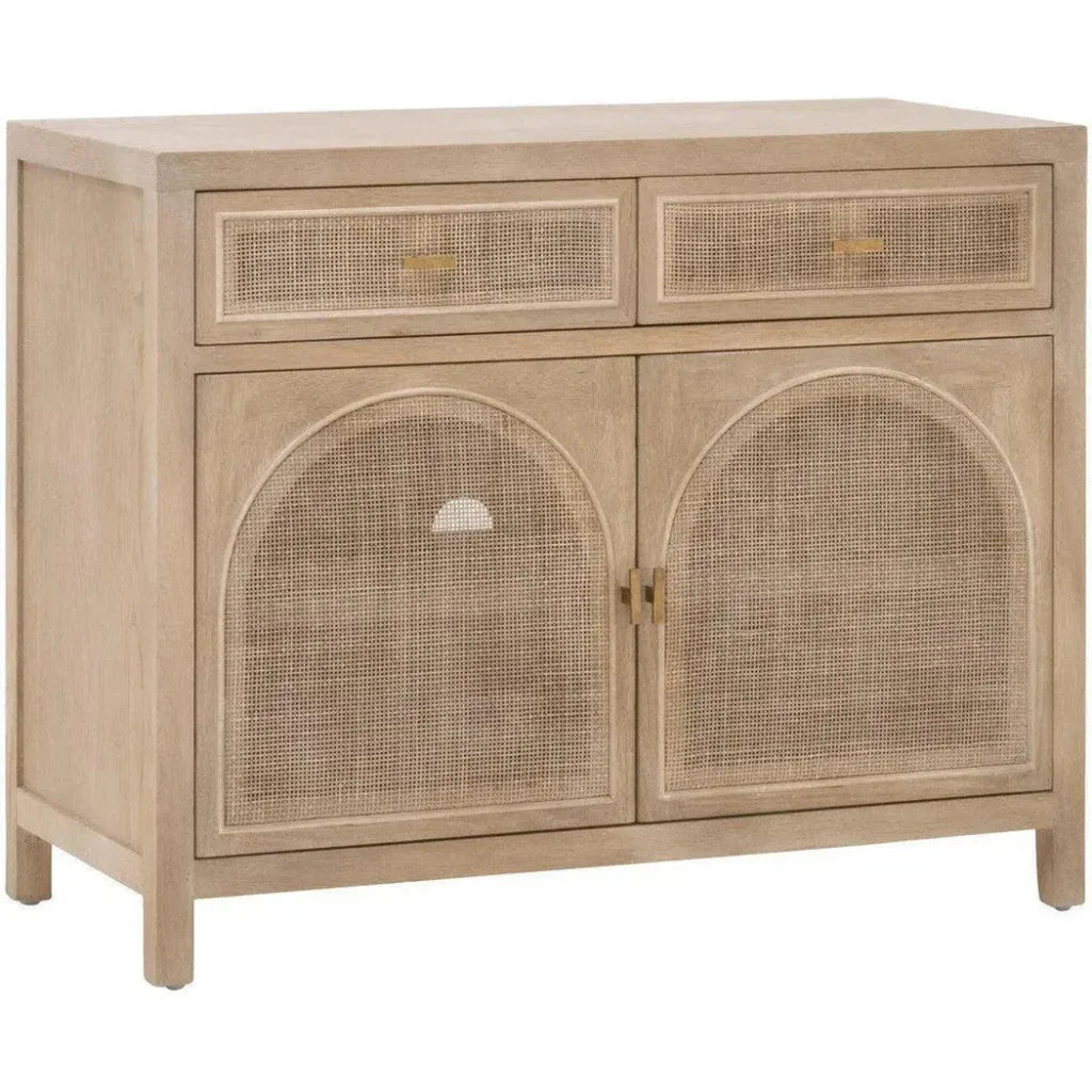 Cane Media Console Small TV Stand - LOOMLAN - Essentials For Living - Accent Cabinets