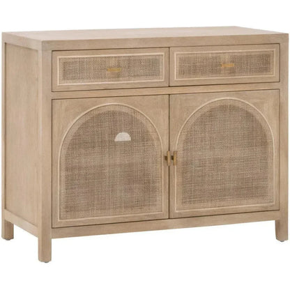 Cane Media Console Small TV Stand - LOOMLAN - Essentials For Living - Accent Cabinets