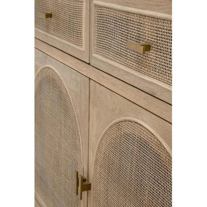 Cane Media Console Small TV Stand - LOOMLAN - Essentials For Living - Accent Cabinets