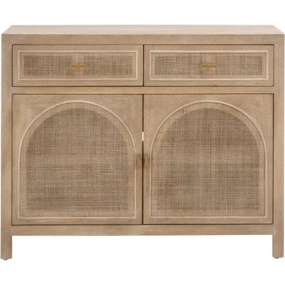 Cane Media Console Small TV Stand - LOOMLAN - Essentials For Living - Accent Cabinets