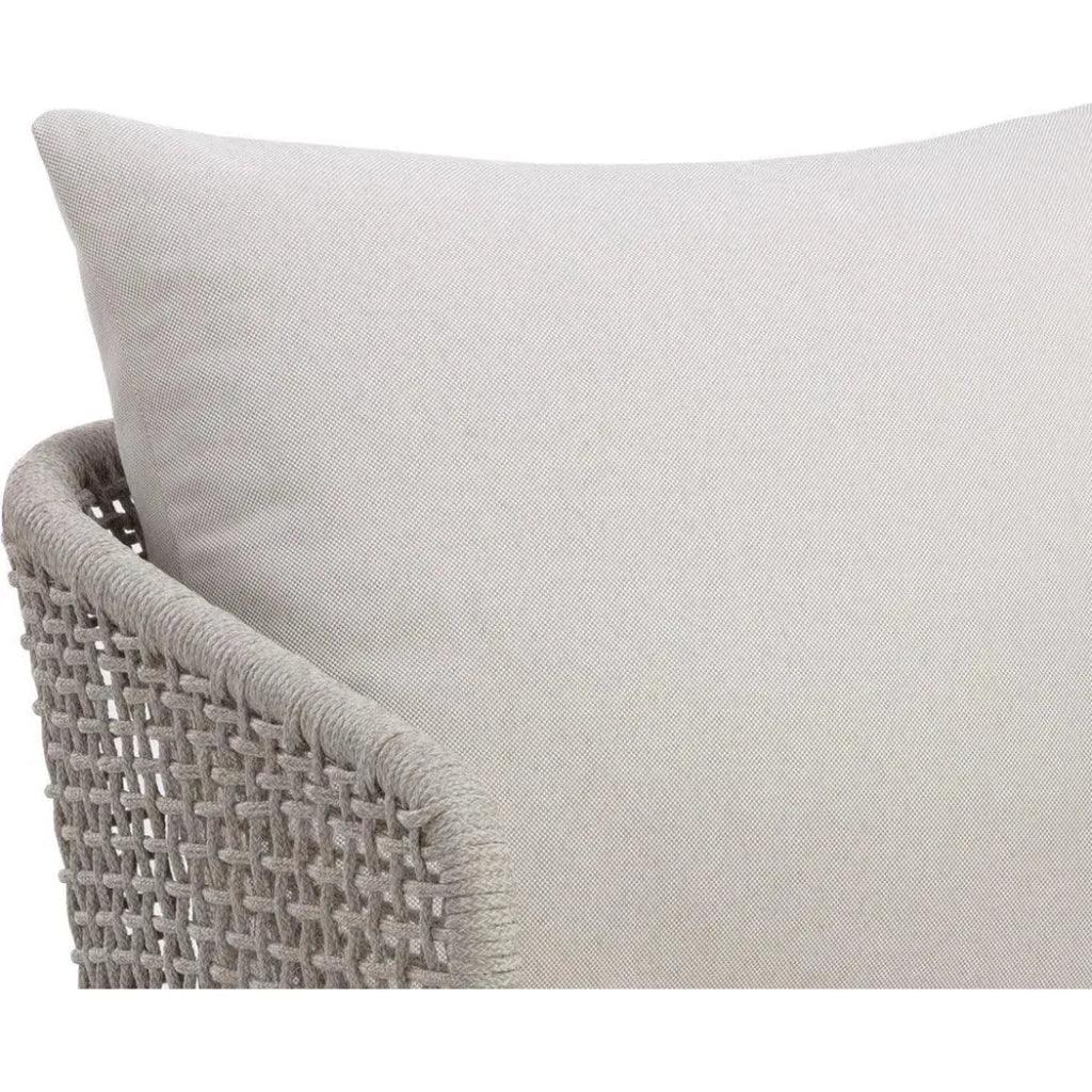 Capri Fabric Outdoor Dining Armchair - LOOMLAN - SUNPAN - Outdoor Dining Chairs