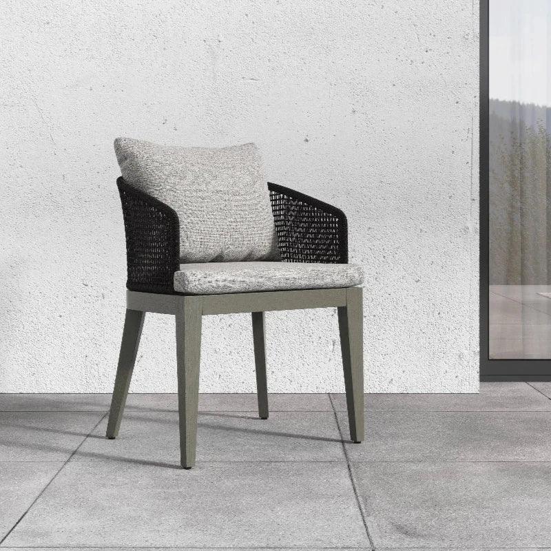 Capri Fabric Outdoor Dining Armchair - LOOMLAN - SUNPAN - Outdoor Dining Chairs