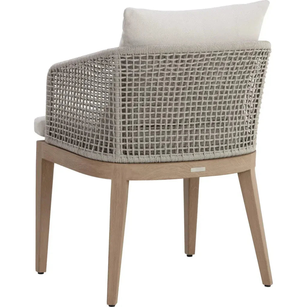 Capri Fabric Outdoor Dining Armchair - LOOMLAN - SUNPAN - Outdoor Dining Chairs