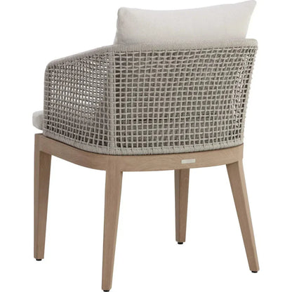 Capri Fabric Outdoor Dining Armchair - LOOMLAN - SUNPAN - Outdoor Dining Chairs