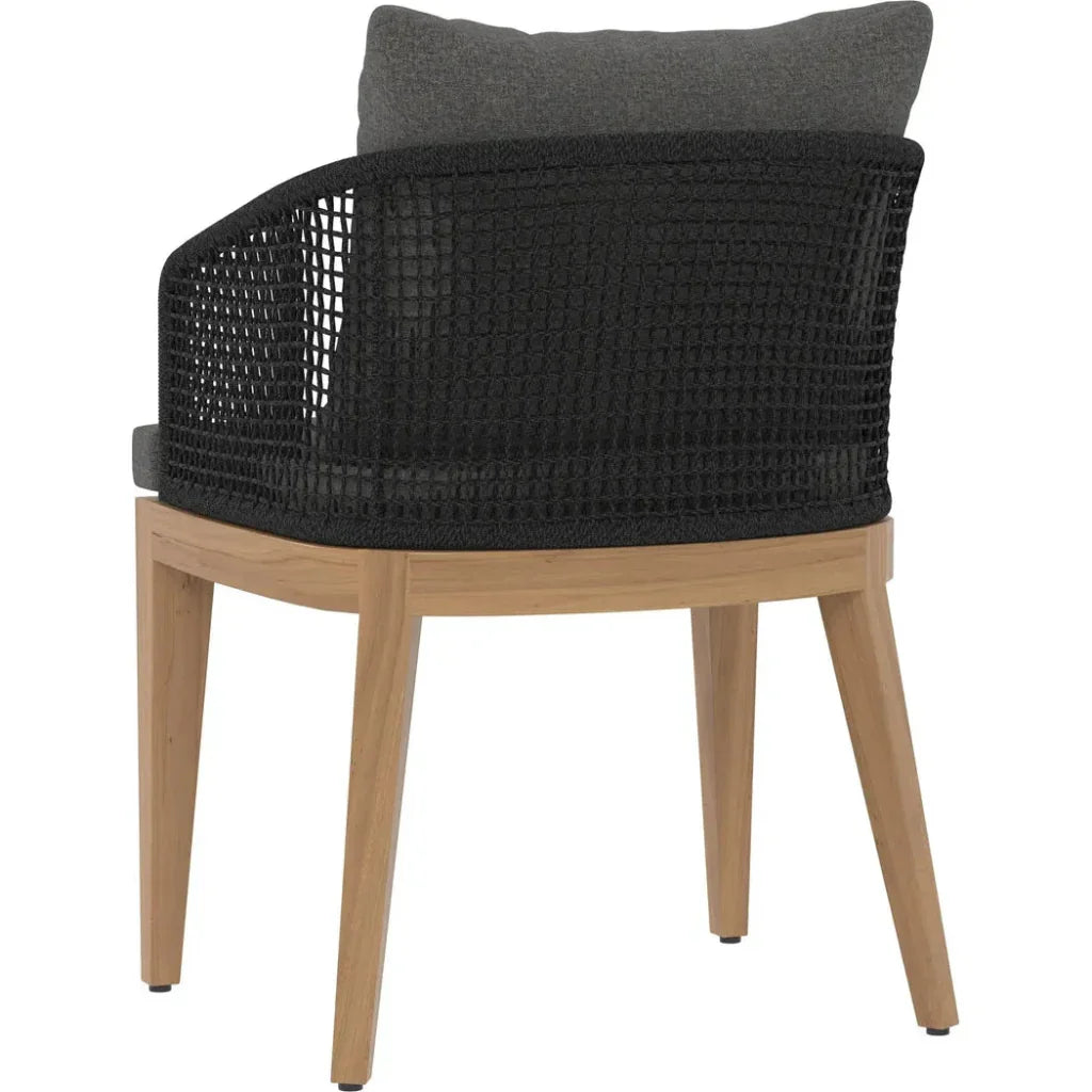 Capri Fabric Outdoor Dining Armchair - LOOMLAN - SUNPAN - Outdoor Dining Chairs