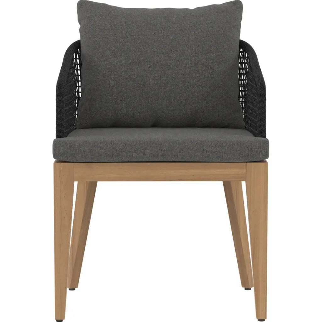 Capri Fabric Outdoor Dining Armchair - LOOMLAN - SUNPAN - Outdoor Dining Chairs