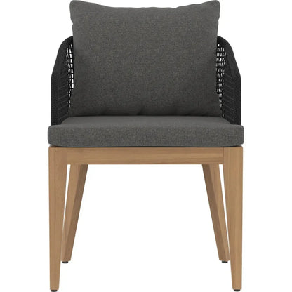 Capri Fabric Outdoor Dining Armchair - LOOMLAN - SUNPAN - Outdoor Dining Chairs