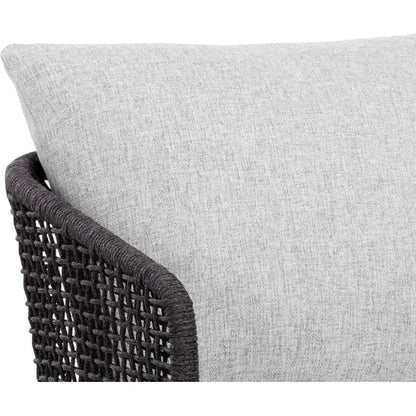 Capri Fabric Outdoor Dining Armchair - LOOMLAN - SUNPAN - Outdoor Dining Chairs