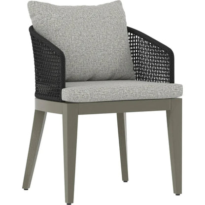 Capri Fabric Outdoor Dining Armchair - LOOMLAN - SUNPAN - Outdoor Dining Chairs