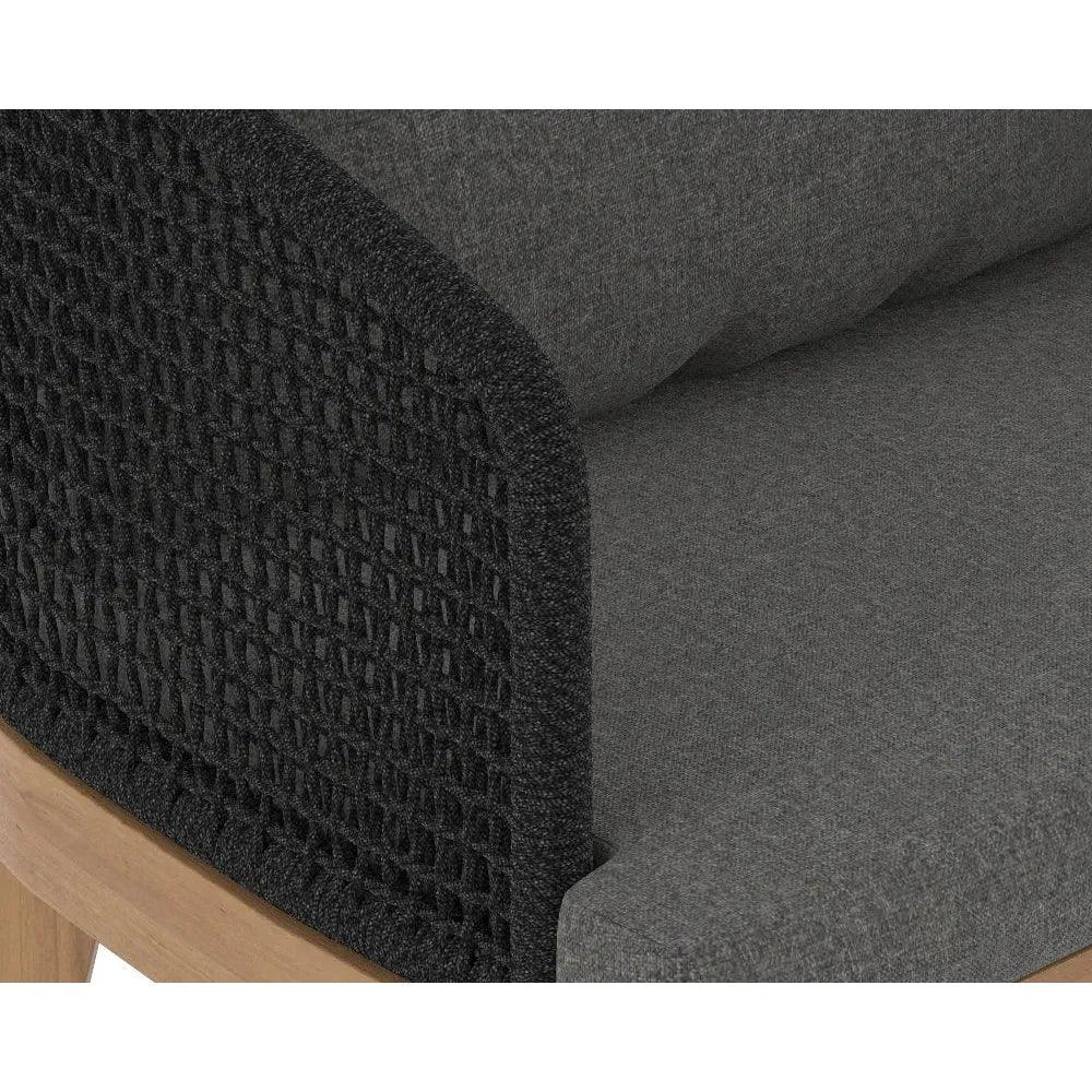 Capri Fabric Outdoor Dining Armchair - LOOMLAN - SUNPAN - Outdoor Dining Chairs