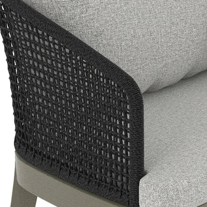 Capri Fabric Outdoor Dining Armchair - LOOMLAN - SUNPAN - Outdoor Dining Chairs