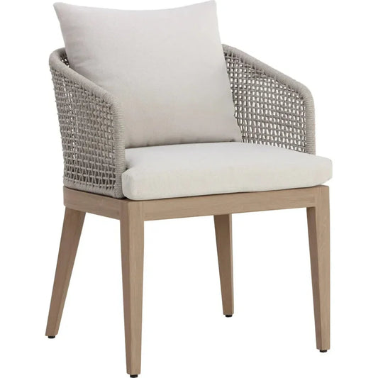 SUNPAN Capri Fabric Outdoor Dining Armchair