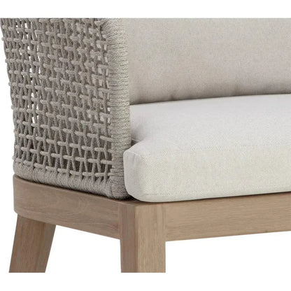 Capri Fabric Outdoor Dining Armchair - LOOMLAN - SUNPAN - Outdoor Dining Chairs