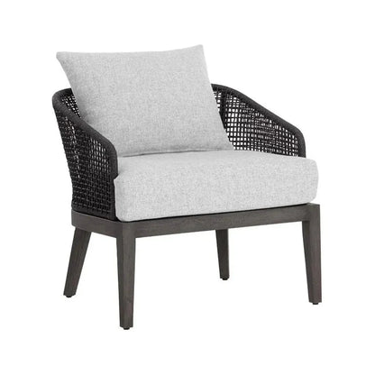 Capri Fabric Outdoor Lounge Chair