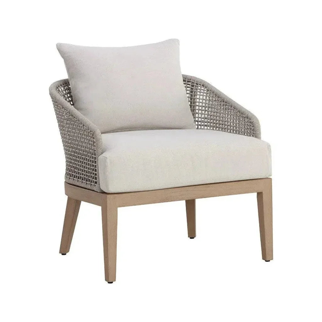 Capri Fabric Outdoor Lounge Chair