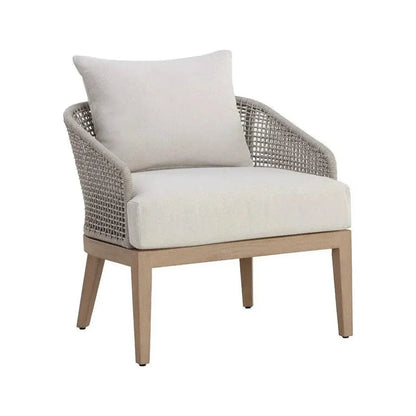 Capri Fabric Outdoor Lounge Chair