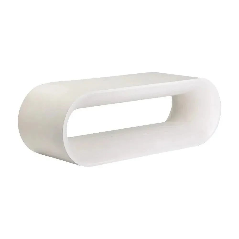 SUNPAN Capsule Concrete Outdoor Backless Bench