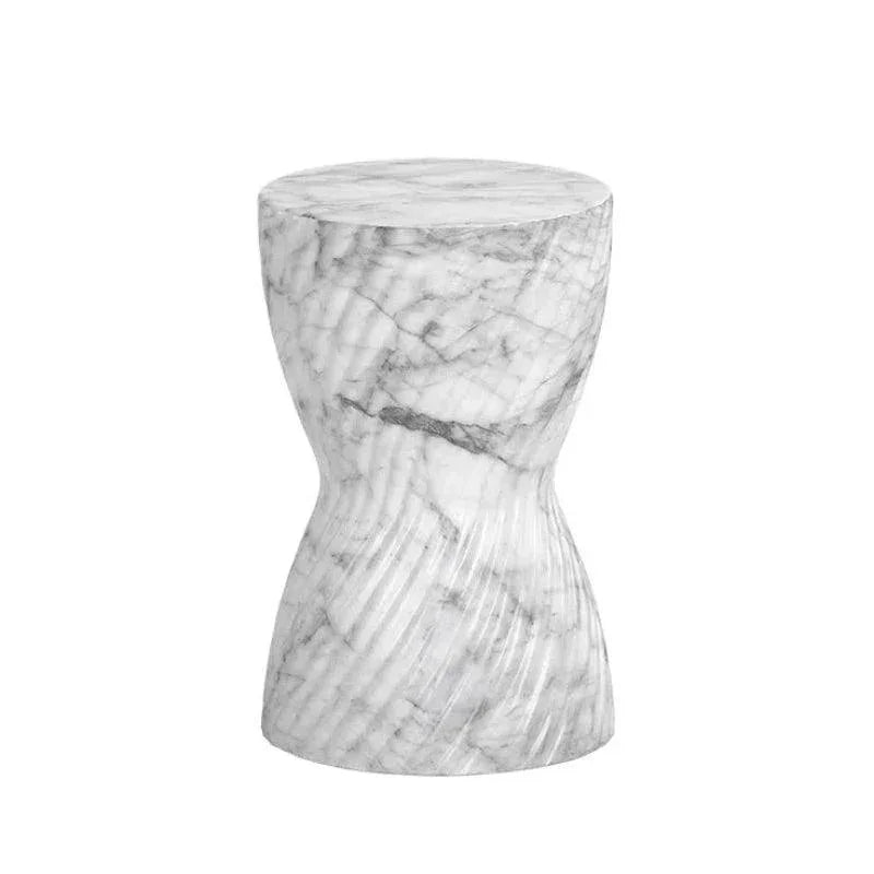 SUNPAN Cara Concrete Outdoor Round End Table