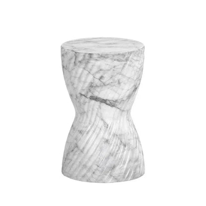 SUNPAN Cara Concrete Outdoor Round End Table
