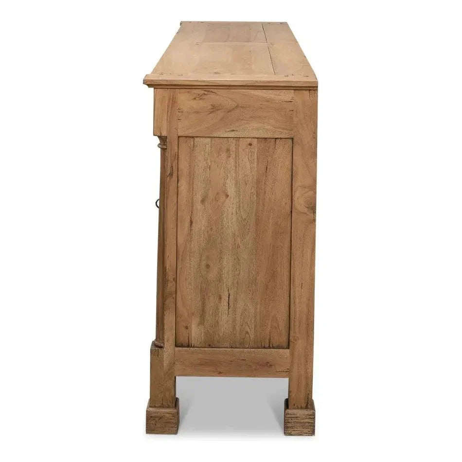 Caracole Credenza Cabinet for Living Room Driftwood - LOOMLAN - Sarreid - Sideboards