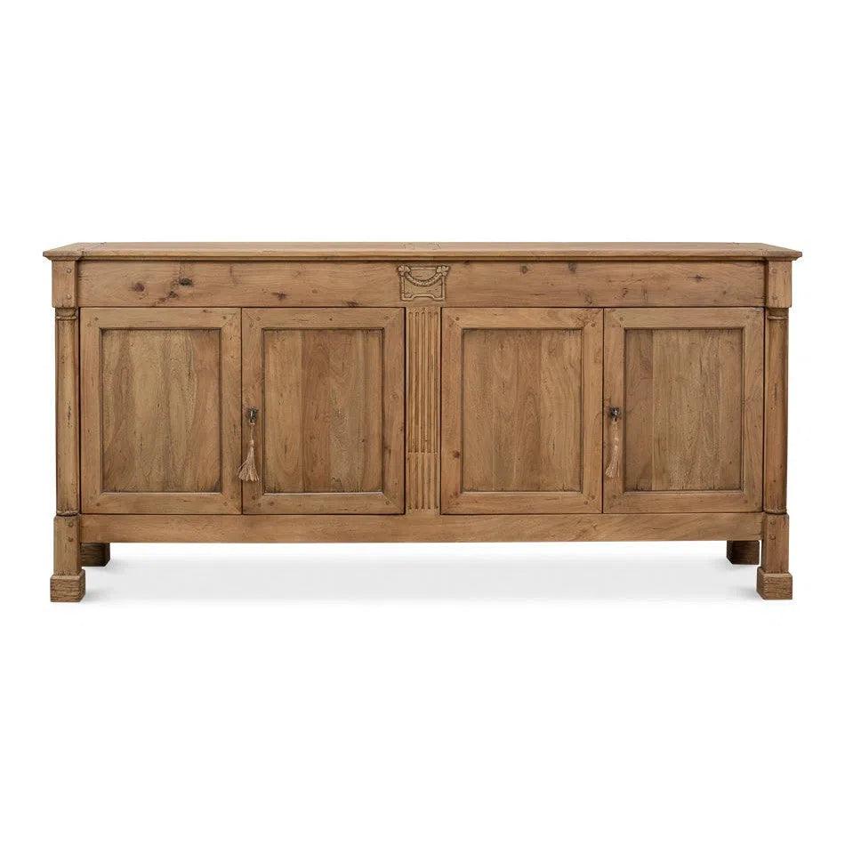 Caracole Credenza Cabinet for Living Room Driftwood - LOOMLAN - Sarreid - Sideboards