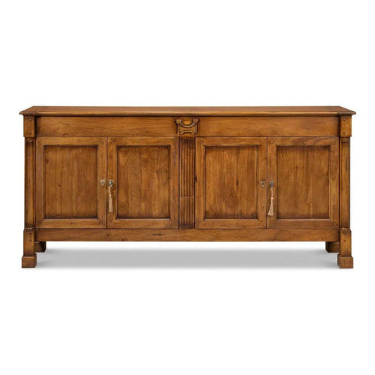 Sarreid Caracole Credenza Fruitwood Cabinet for Living Room