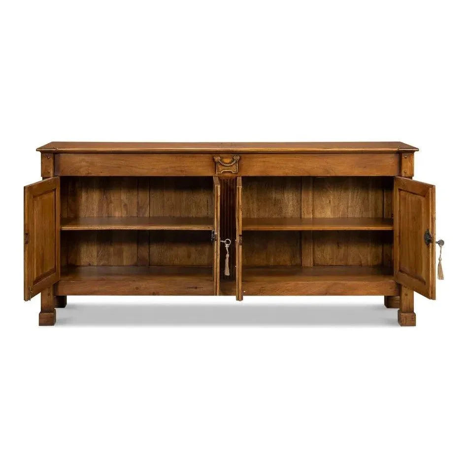 Sarreid Caracole Credenza Fruitwood Cabinet for Living Room