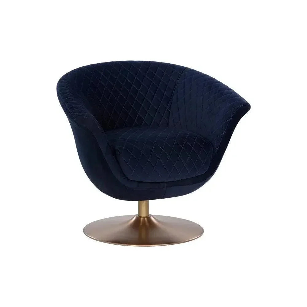 SUNPAN Carine Fabric Swivel Lounge Chair