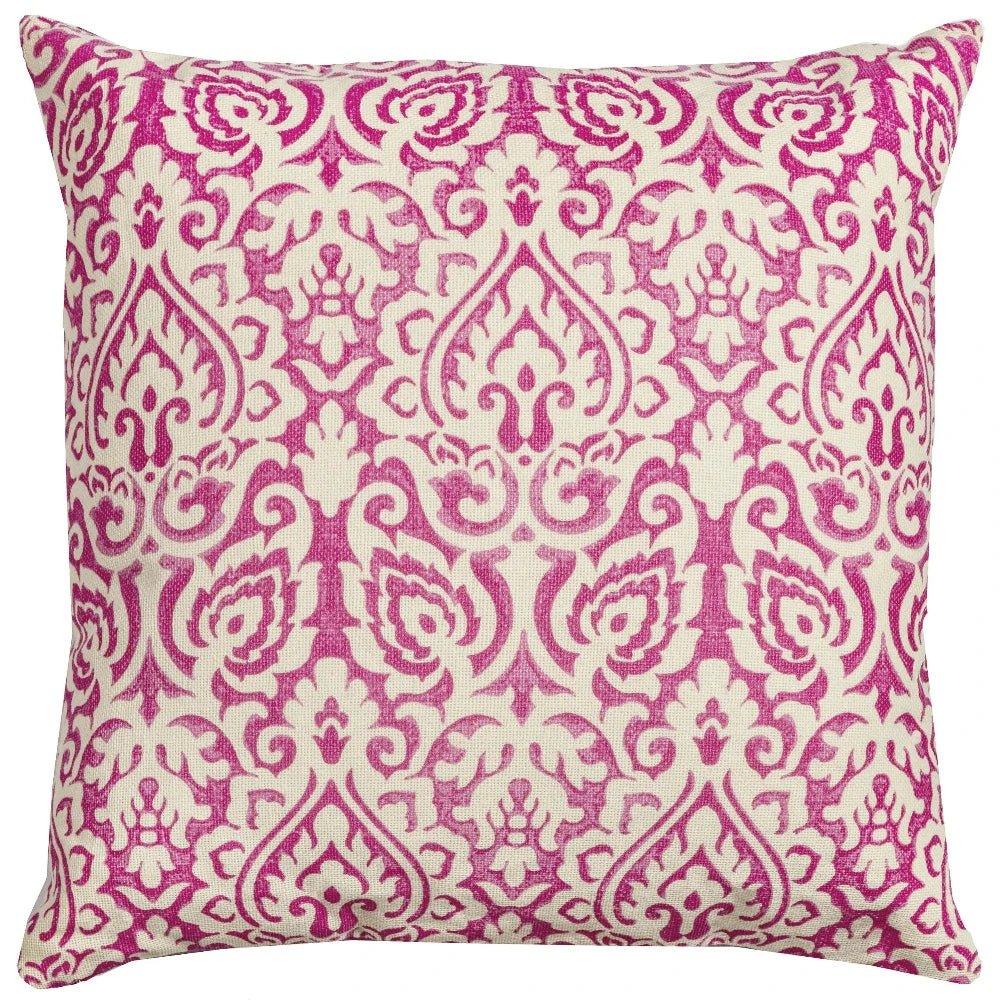 LOOMLAN Carl Damask Decorative Throw Pillow For Couch