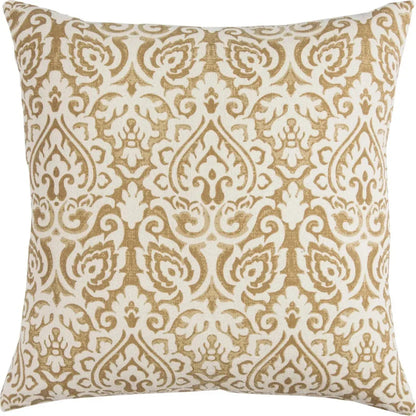 LOOMLAN Carl Damask Decorative Throw Pillow For Couch