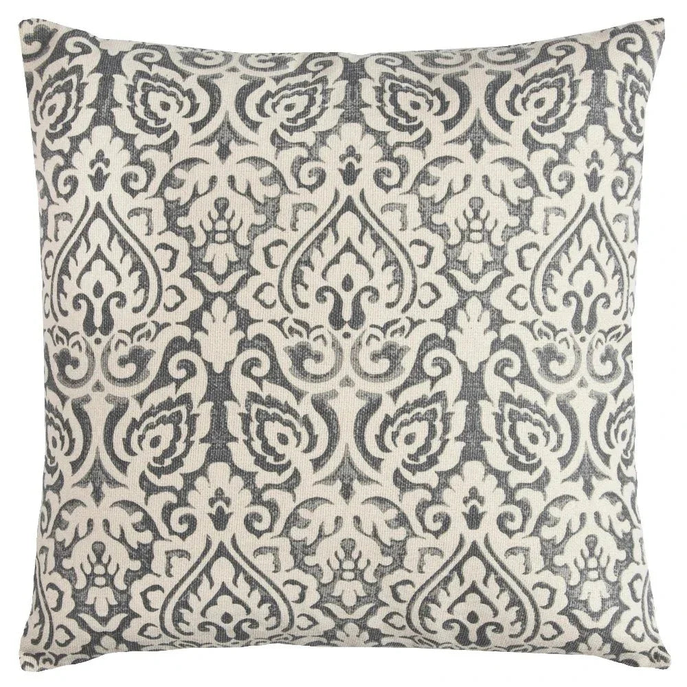 LOOMLAN Carl Damask Decorative Throw Pillow For Couch
