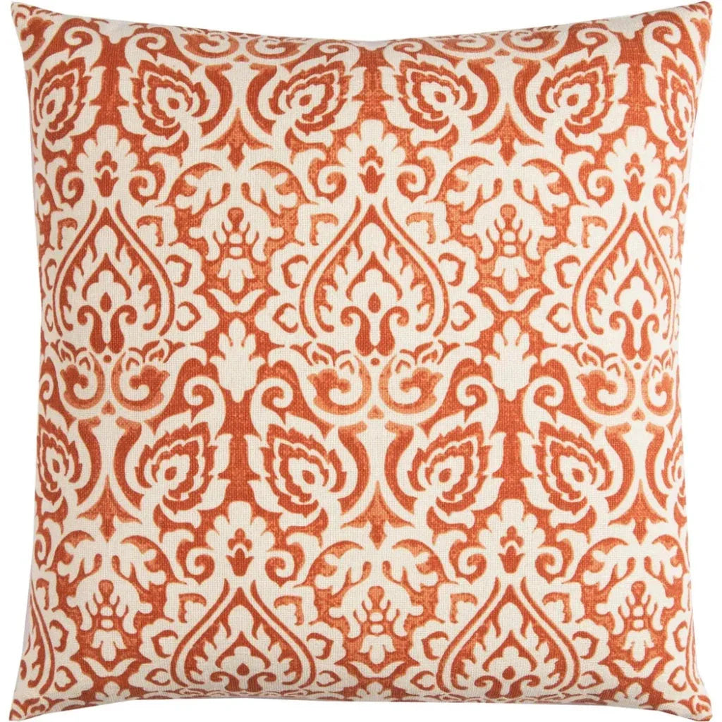 LOOMLAN Carl Damask Decorative Throw Pillow For Couch