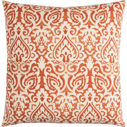 LOOMLAN Carl Damask Decorative Throw Pillow For Couch