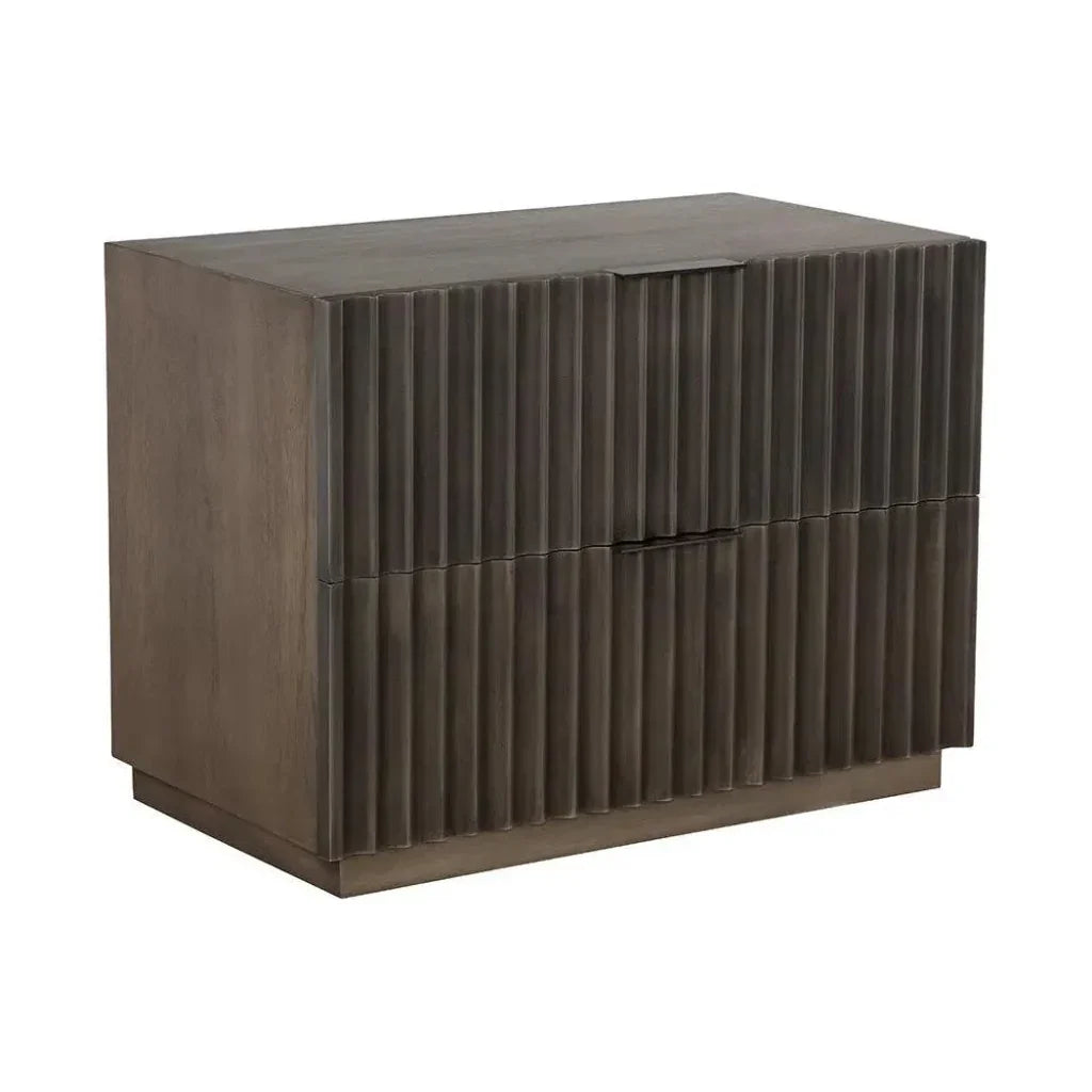 Carlin Wooden Bold Nightstand