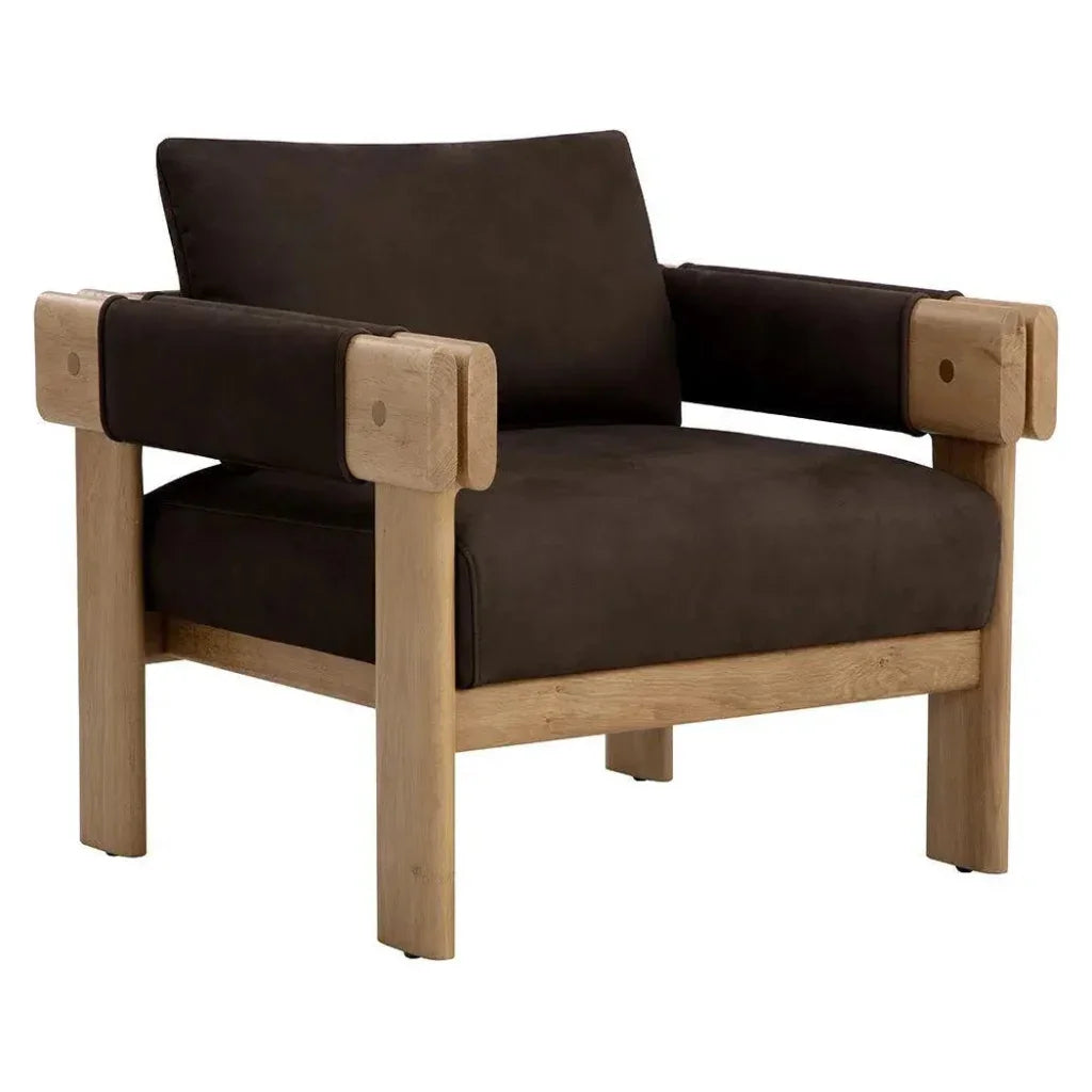 SUNPAN Carmichael Leather Lounge Chair