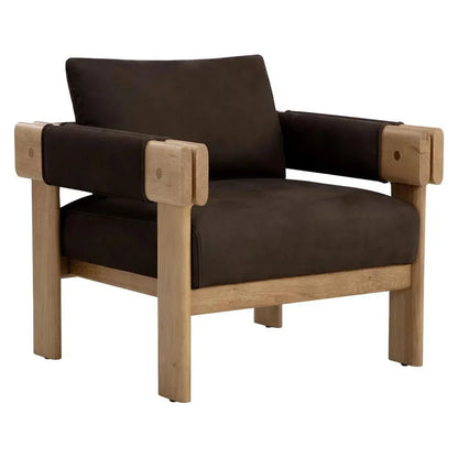 SUNPAN Carmichael Leather Lounge Chair